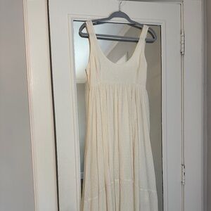 GOOD CONDITION Urban Outfitters cream maxi dress